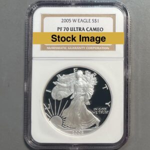 2005-W **PF70 ULTRA CAMEO** *NGC*_________________________________________ __________Proof Silver Eagle $1