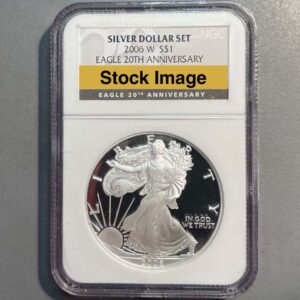 2006-W **PF70 ULTRA CAMEO** *NGC* 20TH ANNIVERSARY_______________________ __________Proof Silver Eagle $1