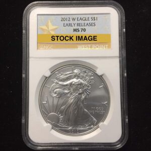 2012-W Silver Eagle MS70 *NGC* EARLY RELEASES