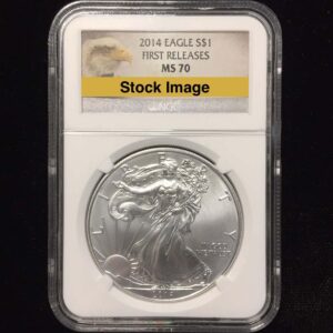 2014 Silver Eagle MS70 *NGC* FIRST RELEASES