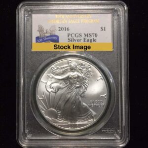 2016 Silver Eagle MS70 *PCGS* 30th ANNIVERSARY