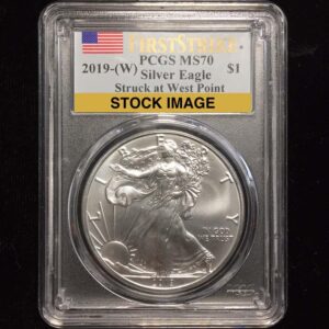 2019(W) Silver Eagle MS70 *PCGS* Struck at West Point *FIRST STRIKE*