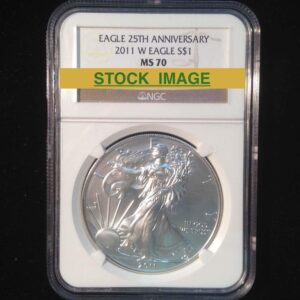 2011 W Silver Eagle MS70 *NGC* **25th ANNIVERSARY**